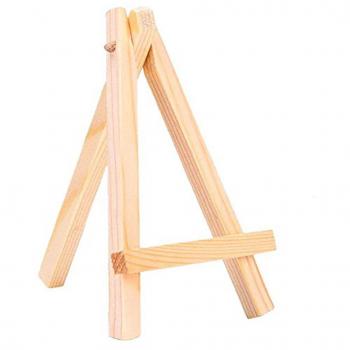 ULTNICE Mini soporte de madera de la caballete de los caballetes 7 * 12cm de la exhibición 12pcs para el sostenedor del arte de la pintura del capítulo de la foto del teléfono