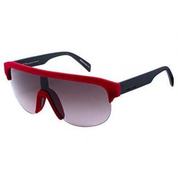 Italia Independent Unisex Sunglasses 0911V-053-000 Red Acetate 135mm