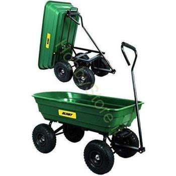 Carrito de Jardín Vigor Argo 4 Ruedas Plegable 75 Litros