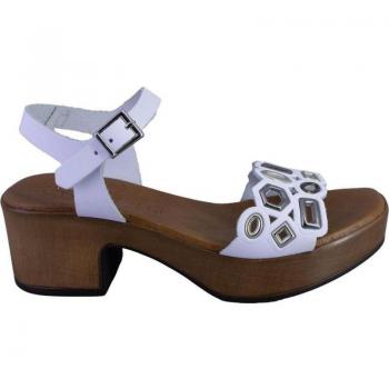 OH MY SANDALS 5232-1375 Sandalias de mujer piel blanco