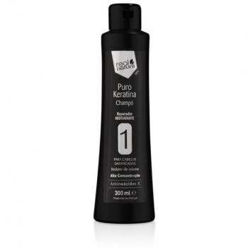 Real Natura Puro Keratina Champú Hidratante Reparador 300ml