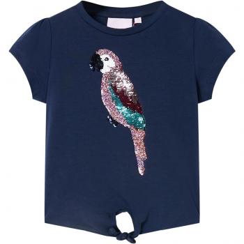 Camiseta infantil azul marino 140 Día y Noche