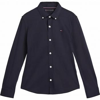 Camisa Azul de Algodón para Niño Tommy Hilfiger
