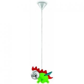 Philips myKidsRoom Drakey - Lámpara colgante, iluminación interior, casquillo E27, multicolor