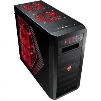 Aerocool Rs-9 Devil Red Edition Midi - Caja de ordenador de sobremesa