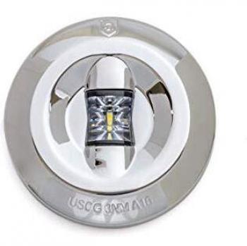 Attwood 6556-7 Round LED Transom Light - 3-Mile Visibility