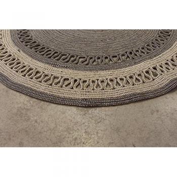 Alfombra Redonda de Salón 100% Algodón Mod. BCM 102 Ø 140 cm
