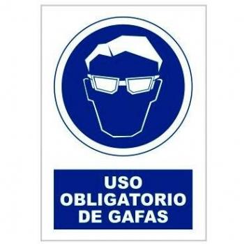S21 Señalización SOR1045.G - Señal uso obligatorio de gafas multicolor