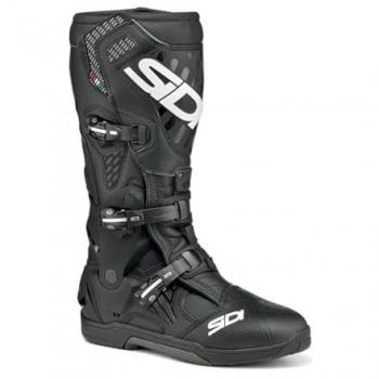 Sidi Botas de motocross Crossair Negras, características: diseño ergonómico, material exterior de microfibra, protección en tobillos y espinillas, suela antideslizante, cierre con hebillas ajustables, for