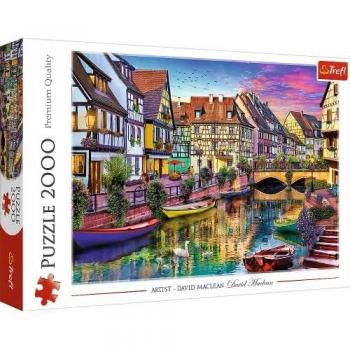 Trefl- Colmar, Francia 2000 Piezas, Adultos y niños a Partir de 12 años Puzzle, Color