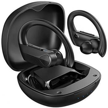 Auriculares Inalámbricos Deportivos,Mpow Flame Solo Auriculares Bluetooth,Bass+ in Ear Auriculares Inalámbricos con Micrófono Auriculares,Carga rápida/USB-C/28Hrs/IPX7 Impermeable para correr deportes