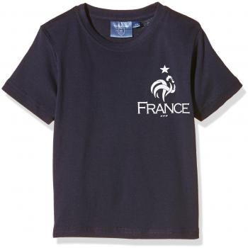 FFF EP1000 Pogba - Camiseta de manga corta para niño, camiseta, color azul, tamaño FR : 8 ans