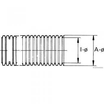 Tubo Ondulado Herth+Buss ELPARTS 51271156 - Resistente y Flexible