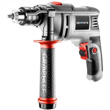 Taladro percutor Graphite 650W 13mm, 3000 RPM, con maletín