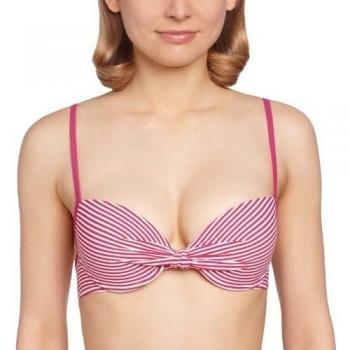 Marc O'Polo - Parte superior del bikini con cuello de polo para mujer, talla 44C - talla alemana, color rosa 3832