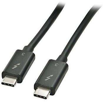 Lindy 41556 - Cable USB (1 m, USB C, USB C, 3.0 (3.1 Gen 1), Male connector / Male connector, Negro