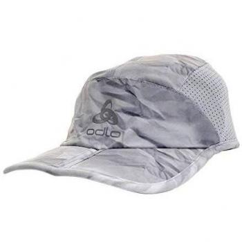 Odlo Cap Ceramicool X-Light Gorra, Unisex Adulto, Silver Grey-Paper Print, L/XL