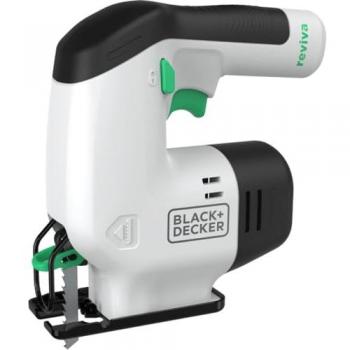Sierra de Calar Recargable Black & Decker Reviva 12V, Velocidad 0-2.800 CPM, Carrera 16mm, Batería 1,5Ah