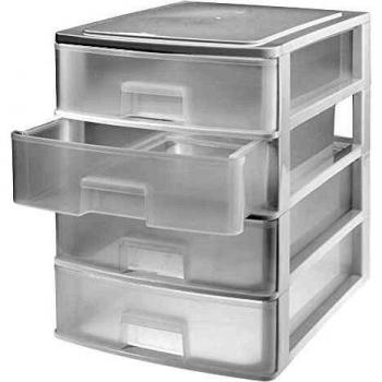 GREAT PLASTIC L/4 CAJ. STYLO 355x265x350 Blanco, Plastico, Neutro, pequeño, 63 Set