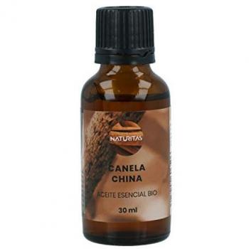 Aceite esencial de canela china Bio 30 ml - Naturitas Essentials, fitoterapia, aromaterapia, para difusor, purificante