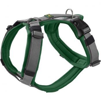 Arnés para Perro Hunter Maldon Up Verde Oscuro 66-118 cm, ajustable, con diseño ergonómico, fabricado en material resistente y duradero, acolchado para mayor comodidad del animal, adecuado para perros de tamaño med
