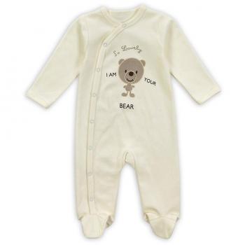 Ruiying Los Bebés Recién Nacidos Pijamas Sleeper Oso patrón Footies Coveralls Romper Ropa Durmiente Patas Pijamas Ropa Style