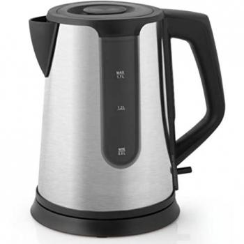 Hervidor de agua Orbegozo 1,7 litros, cuerpo en acero INOX, potencia 1850-2200 W, filtro extraíble y lavable