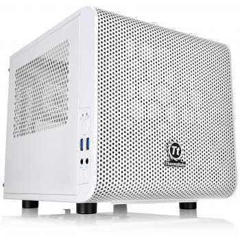 Thermaltake Core V1 Snow Edition Mini ITX Chassis - Caja de ordenador , blanco