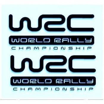 Ecoshirt Pegatinas WRC Rally Dr1009 Vinilo Adesivi Decal Aufkleber Клей Stickers Car Voiture, Negro