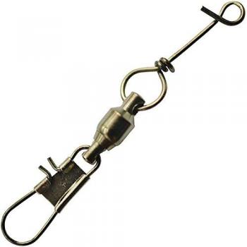 Zebco sin nudos para monopatín swivel, 50 kg, 6# 7,6 cm - 5 pcs