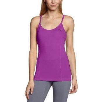 PUMA Ess gym strappy - Camiseta sin mangas, color morado, talla L