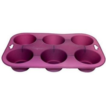 Molde muffin 6 silicon violett 24,5x16,5