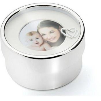 Zilverstad What-Not-Box 'I te Amo mamá', Metal, Plata, 10,3 x 10,3 x 5 cm