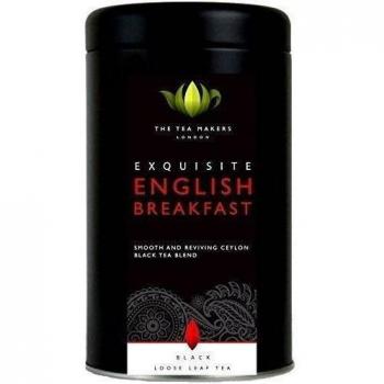 The Tea Makers of London English Breakfast Whole Leaf Loose Tea 125 g Caddy