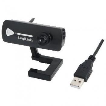 LogiLink UA0172 - Cámara web USB de 8 MP, negro
