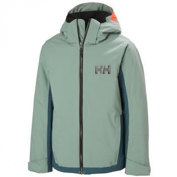 Helly Hansen Kids' Quest Green Ski Jacket (Size 14)
