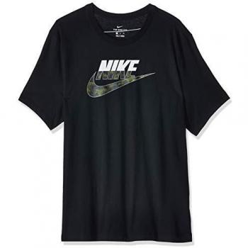 NIKE M NSW Camo SS tee Camiseta de Manga Corta, Hombre, Black/