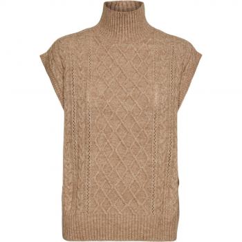 Vero Moda Women's Sleeveless High Neck Sweater Vest
