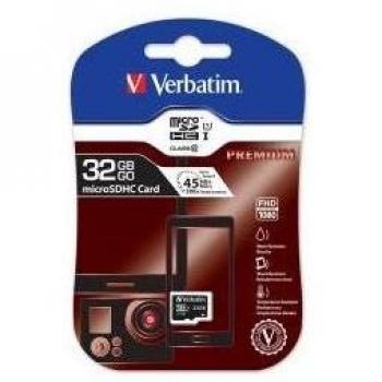 Verbatim Premium 32GB microSDHC Memory Card Class 10