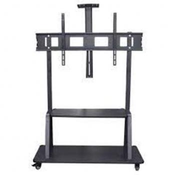 Soporte de TV Grande Formato 42-100 Pulgadas con Estante y Soporte para Cámara, VESA Máx 600x900, Capacidad 120kg