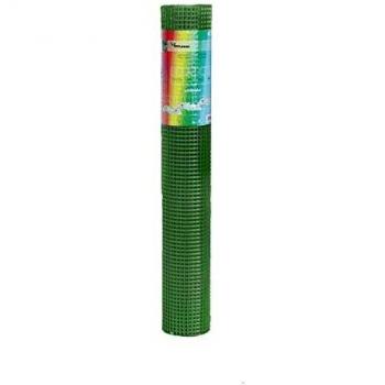 SATURNIA Malla Electrosoldada Plastificada Corral 13x13 / Altura 60 Cm. / Rollo 25 Metros