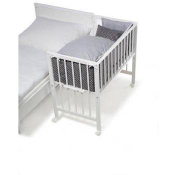 Schardt 099500002 1/704 - Cuna multifunción de haya maciza con colchón y ropa de cama incluida, color blanco [Importado de Alemania]