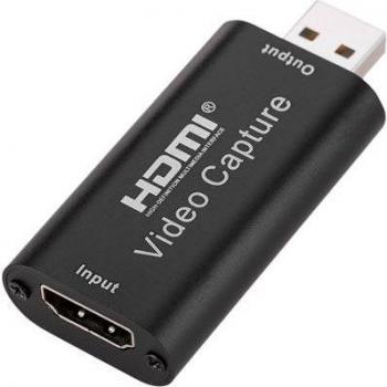 Capturadora de Vídeo y Audio HDMI 4K 3D 1080p a USB