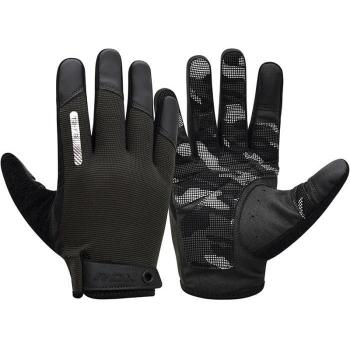 RDX T2 Full Finger Sports Training Gloves with Wrist Support and Touchscreen Compatibility