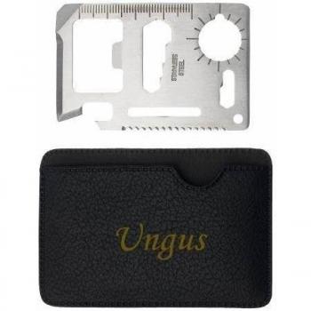 Herramienta multifunción de bolsillo con estuche con nombre grabado: Ungus
