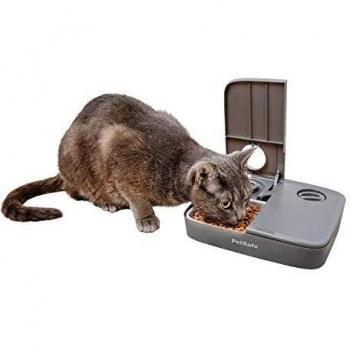 PetSafe Automatic 2 Meal Pet Feeder - Tamper-Resistant Design - Dry Dog and Cat Food Dispenser - Portion Control