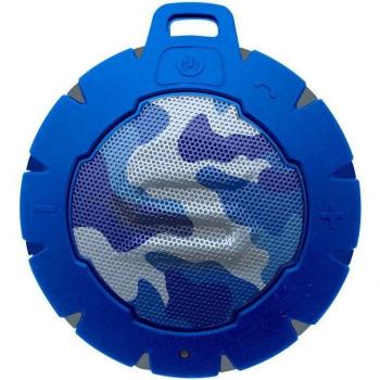 Altavoz Bluetooth Waterproof Camuflaje Azul