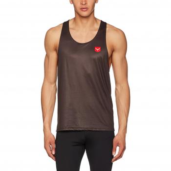 TAYMORY Sir R01 Camiseta Tirantes de Correr, Hombre, Negro, M