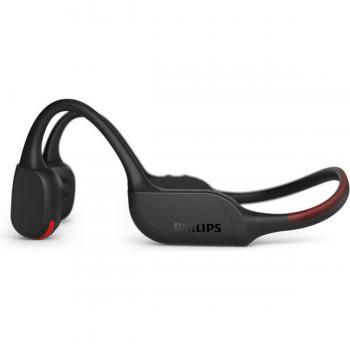 Auriculares Inalámbricos Bluetooth Philips TAA7607 - Conducción Ósea, Microfono AI, IP66 Resistente al Agua y al Polvo, Negro