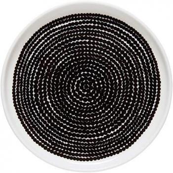 Mari Mekko räsym Atto Oiva Plato Diámetro 13,5 cm Edición Limitada blanco, negro